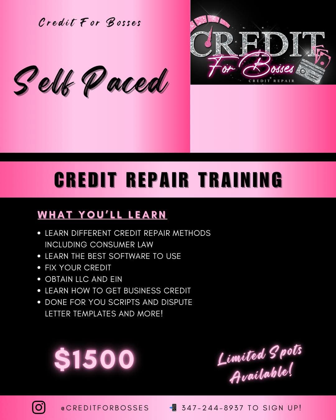 Self Paced CR Training
